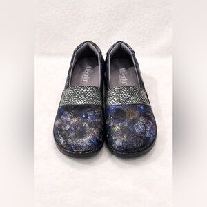 Alegria Nurse Work Shoes 39 Leather Slip On Comfort Clogs